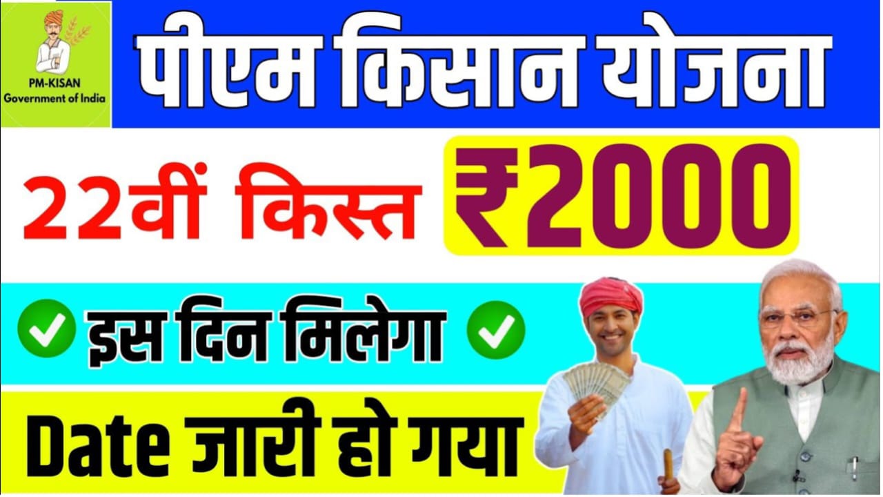 PM Kisan 22th Installment